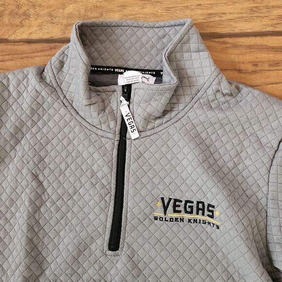 New in bag, quilted Vegas Golden Knights pullover jacket adult XL - Picture 3 of 7
